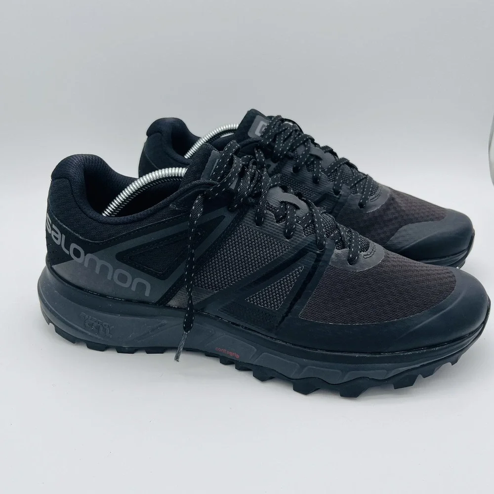 SALOMON TRAILSTER GTX Men's Athletic Sneakers Black Color Sz 11